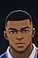 Kylian Mbappe, face crop at frame 2057