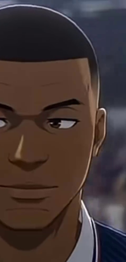 Kylian Mbappe, face crop at frame 2167