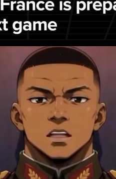 Kylian Mbappe, face crop at frame 317