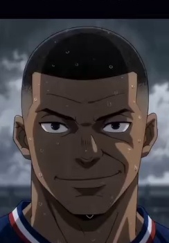 Kylian Mbappe, face crop at frame 250