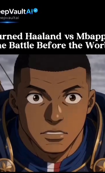 Kylian Mbappe, face crop at frame 222
